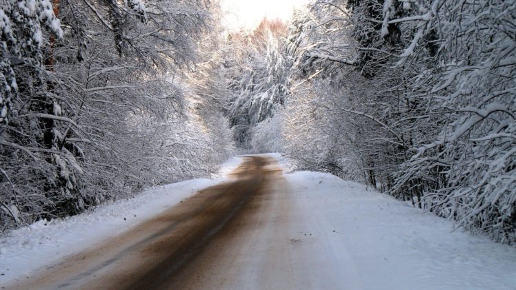 winter, Snow, Trees, Roads, Tv, Shows HD Wallpaper Desktop Background