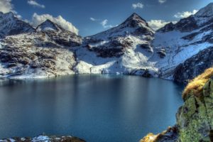 mountains, Nature, Snow, Lakes, Hdr, Photography, Rock