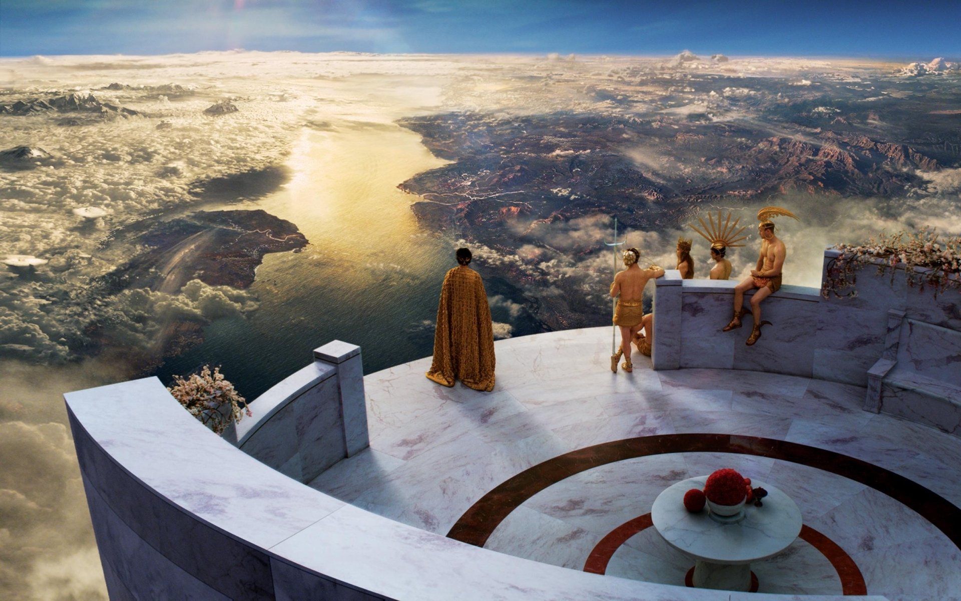 immortals, Fantasy, Action, Adventure, Movie, Film, Castle, City Wallpaper