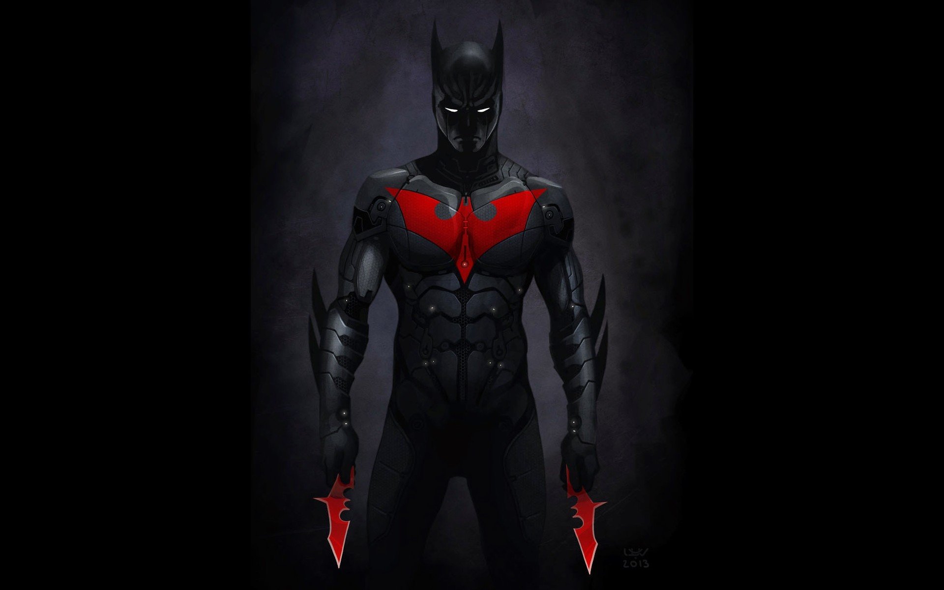 batman, Black, Dark, Red, Dc, Comics, Suit, Men, Weapons, Batman, Beyond,  Shuriken, Batman, Emblem, Red, Emblem Wallpapers HD / Desktop and Mobile  Backgrounds