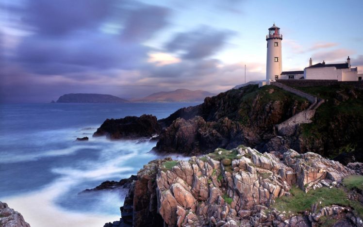 landscapes, Cliffs, Lighthouses, Sea HD Wallpaper Desktop Background