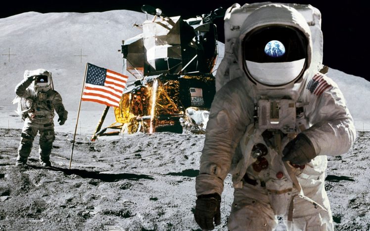 outer, Space, Moon, Nasa, Astronauts HD Wallpaper Desktop Background