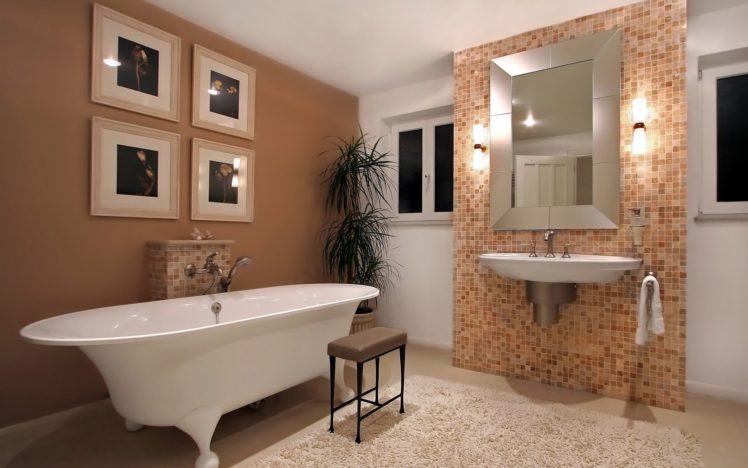 architecture, Room, Bathroom HD Wallpaper Desktop Background