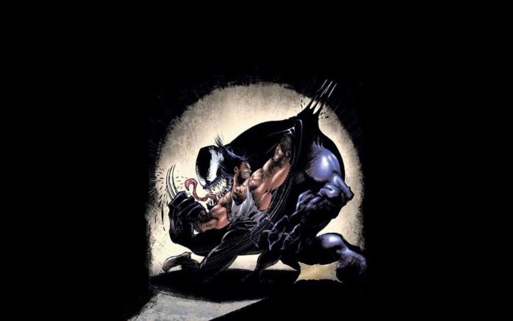 venom, Wolverine, Marvel, Comics HD Wallpaper Desktop Background