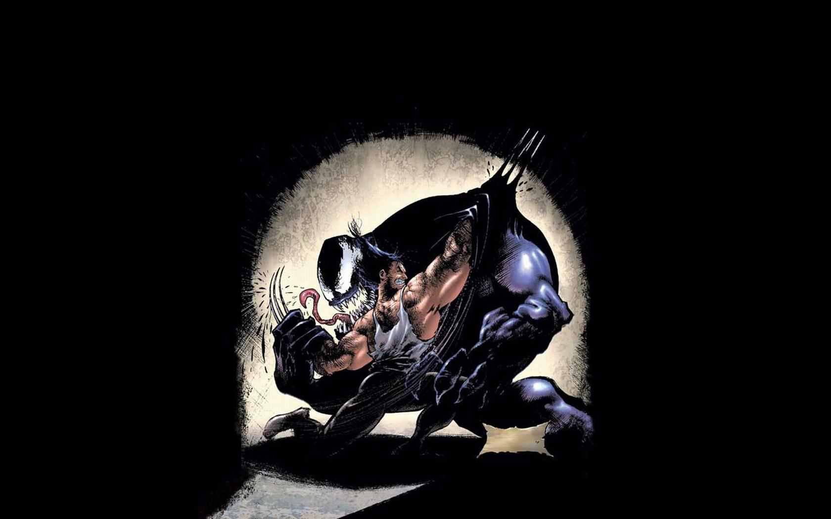 venom, Wolverine, Marvel, Comics Wallpaper