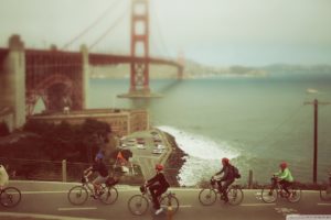 bicycles, Bridges, San, Francisco, Biking