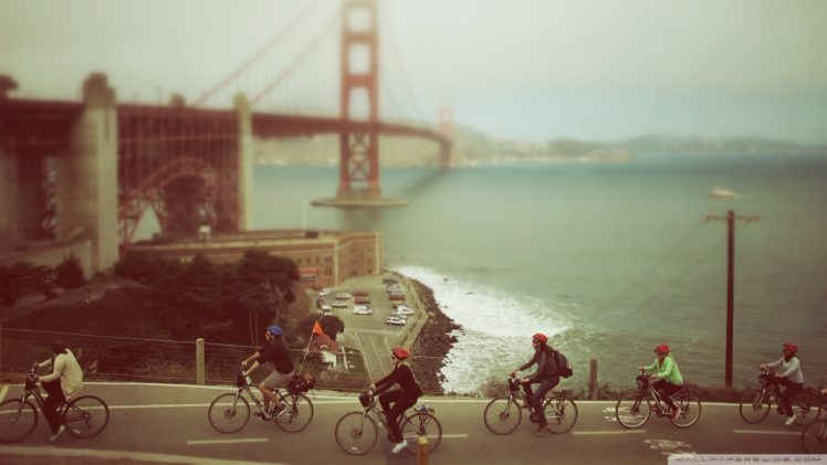 bicycles, Bridges, San, Francisco, Biking HD Wallpaper Desktop Background