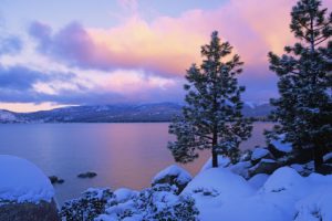 winter, Lakes, Lake, Tahoe, Colors