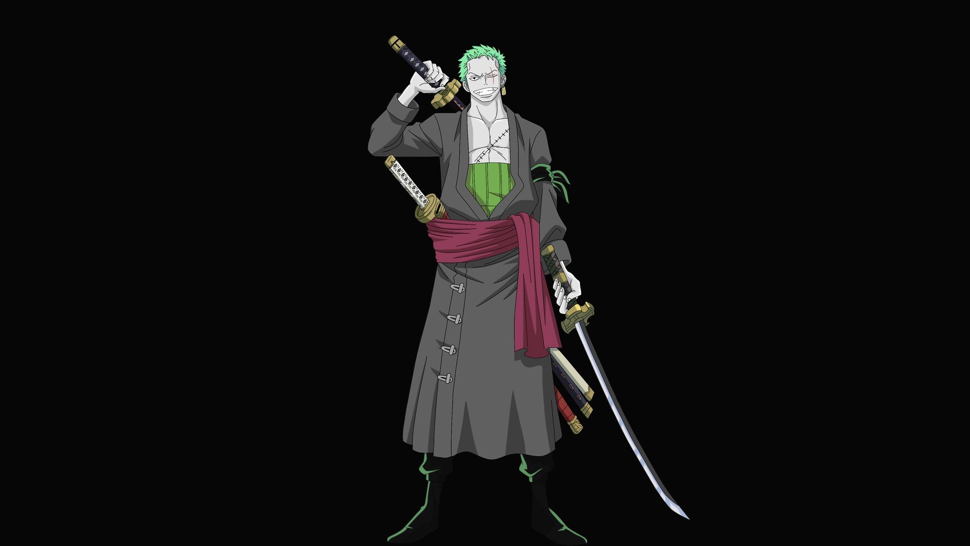 one, Piece,  anime , Roronoa, Zoro, Green, Hair, Anime, Anime, Boys, Swords Wallpaper