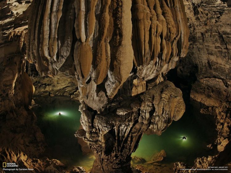 caves, Viet, Nam, National, Geographic, Son, Doong, Cave, Rock, Formations HD Wallpaper Desktop Background