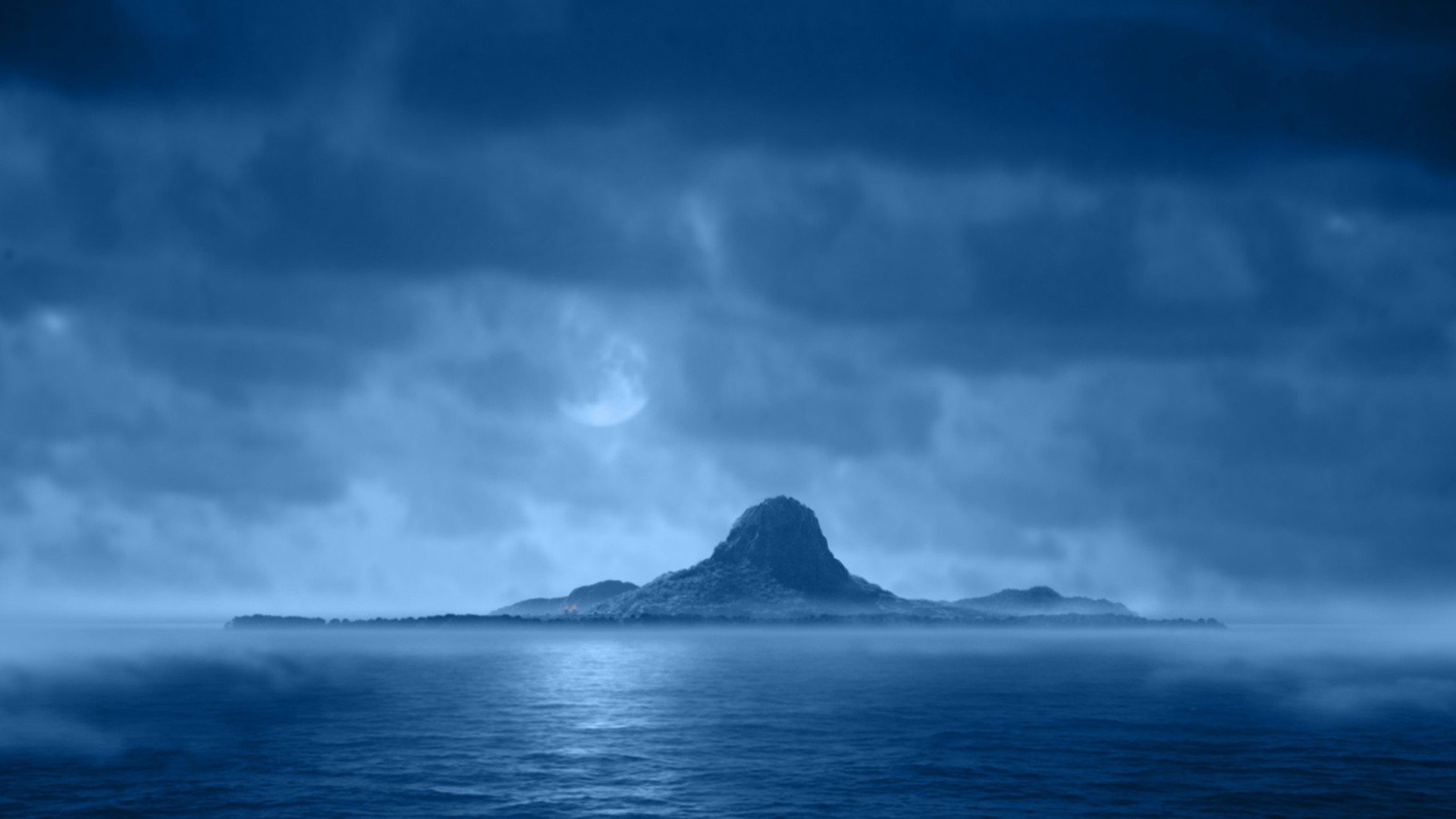 ocean, Clouds, Landscapes, Storm, Isle, Sea Wallpaper
