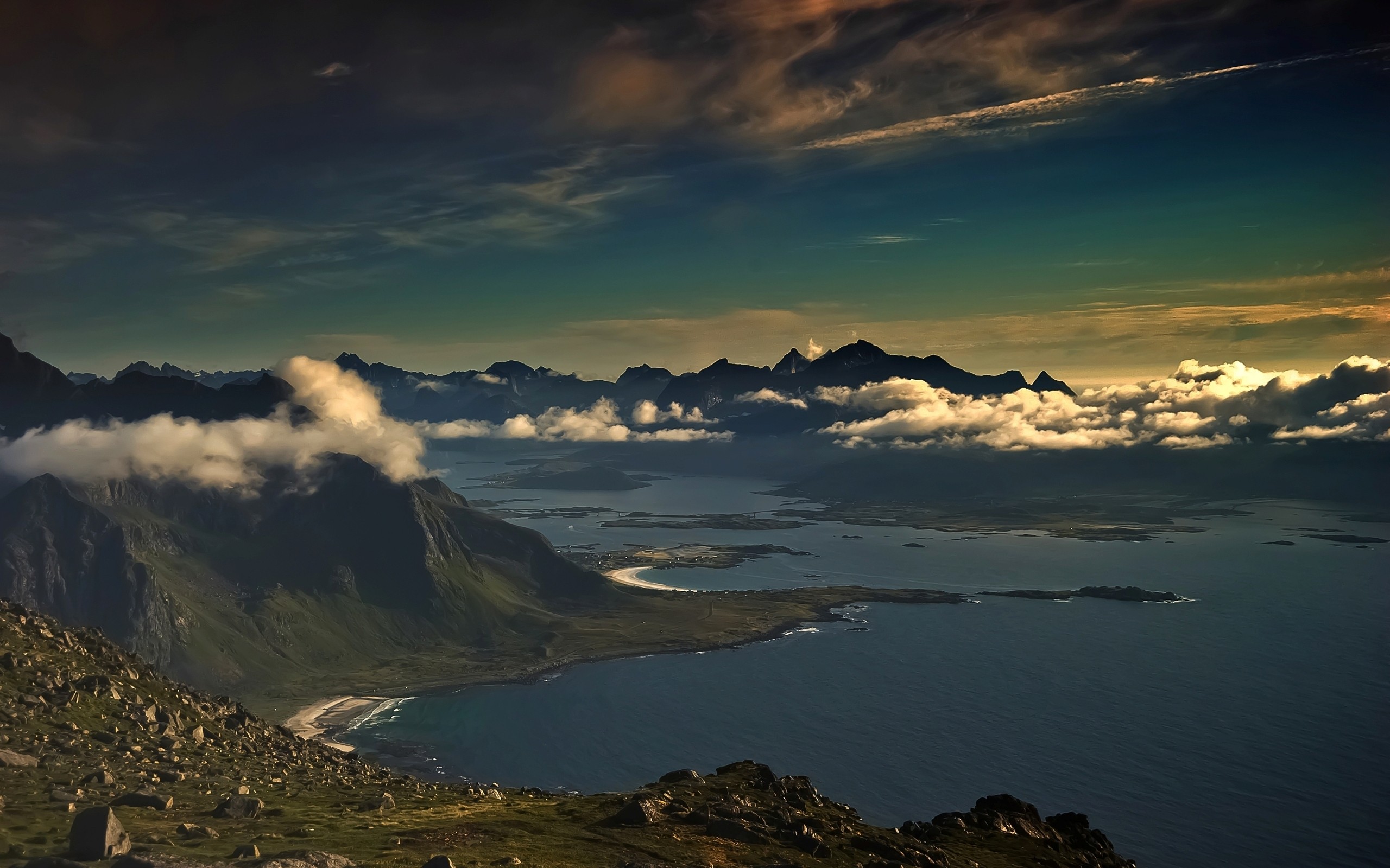 a, Look, Over, The, Mountains Wallpaper