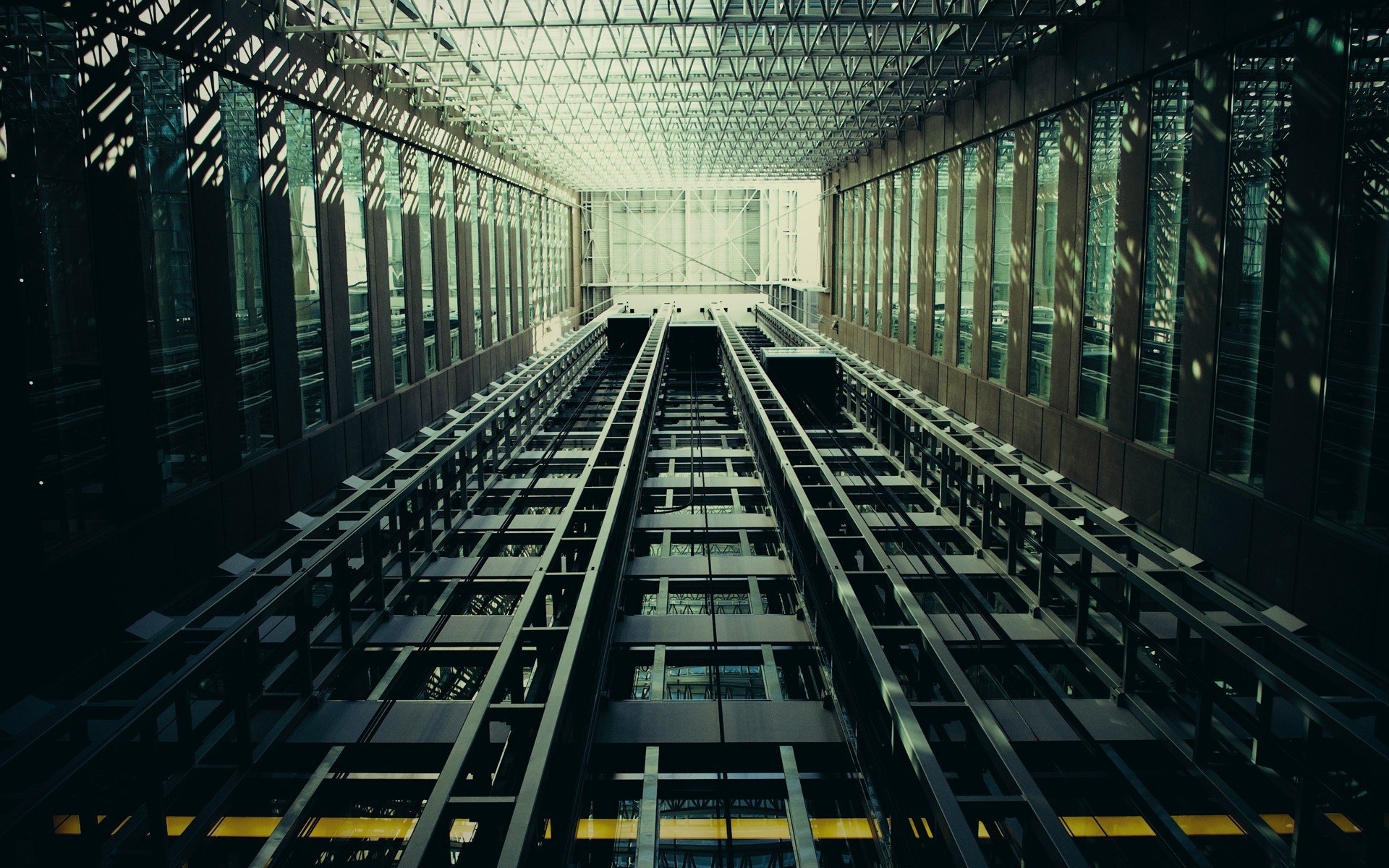 buildings, Elevators Wallpaper