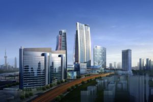 water, Architecture, Buildings, Skyscrapers, 3d, Renders, Skyscapes, Commercial, Cities