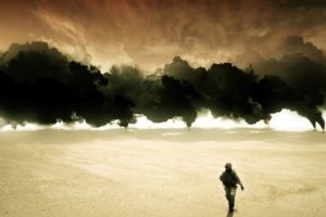 soldiers, Deserts, Smoke, Men, Iraq