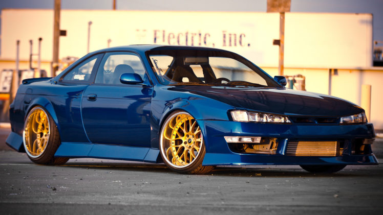 nissan, S14, Silvia, Tuning, Vehicles, Cars, Roads, Wheels, Rims, Stance, Color, Contrast HD Wallpaper Desktop Background