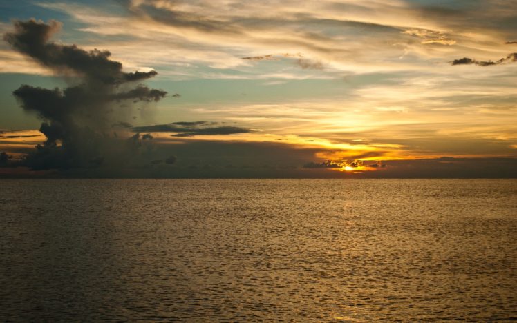 water, Sunset, Sunrise, Sea HD Wallpaper Desktop Background