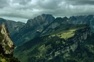 mountains, Landscapes, Forests