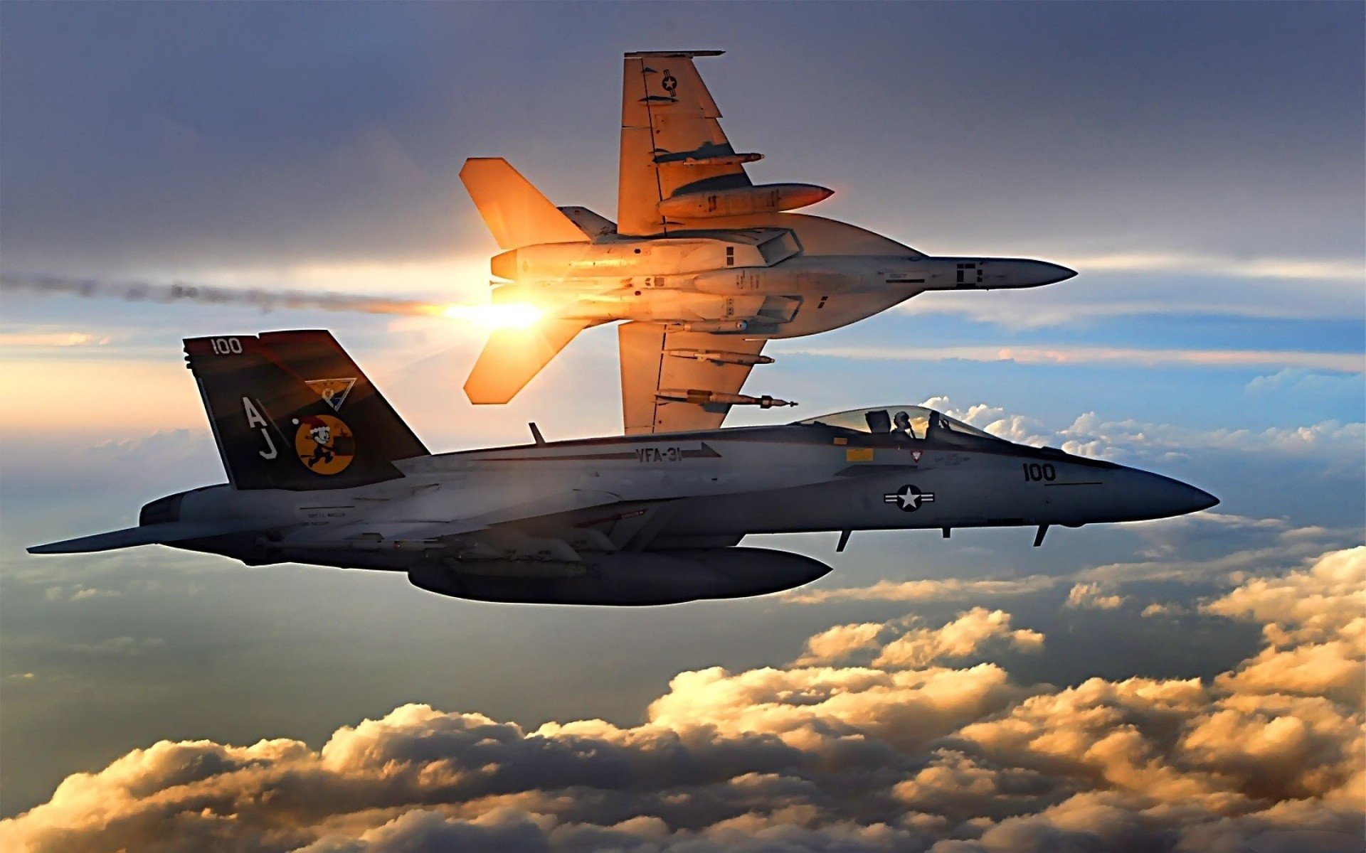 aircraft, Fa 18, Hornet, Air, Skies Wallpaper