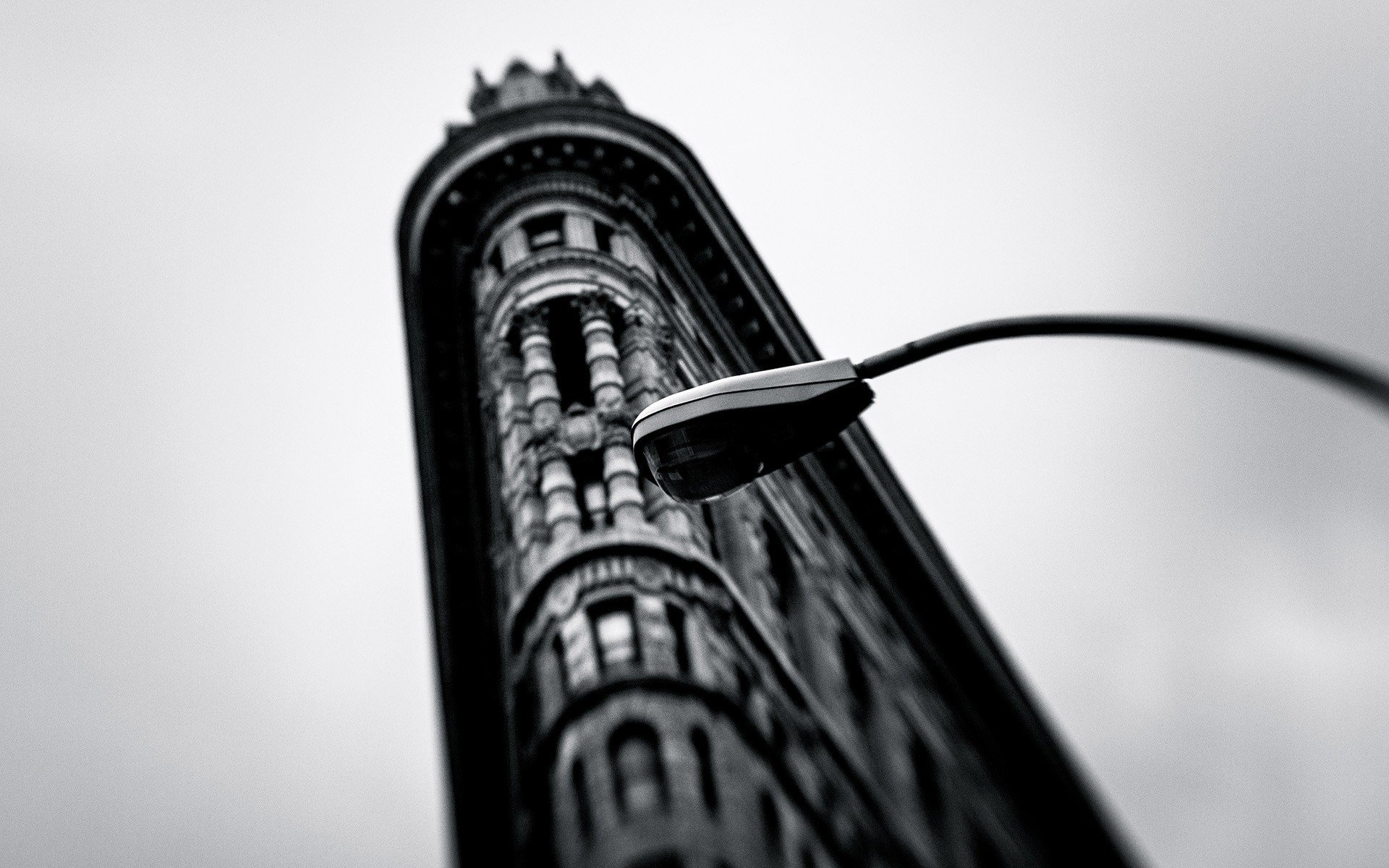 urban, Buildings, Manhattan, Grayscale, Street, Lights, Flatiron, Building Wallpaper
