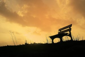 bench, Skyscapes