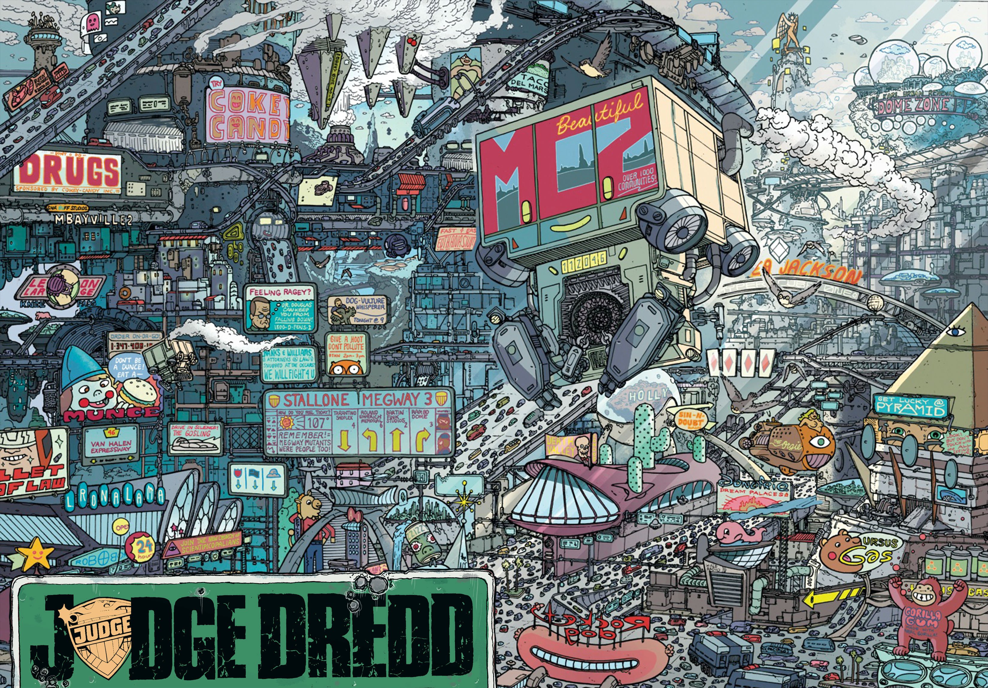 dredd, Sci fi, Action, Superhero, Judge,  16 Wallpaper