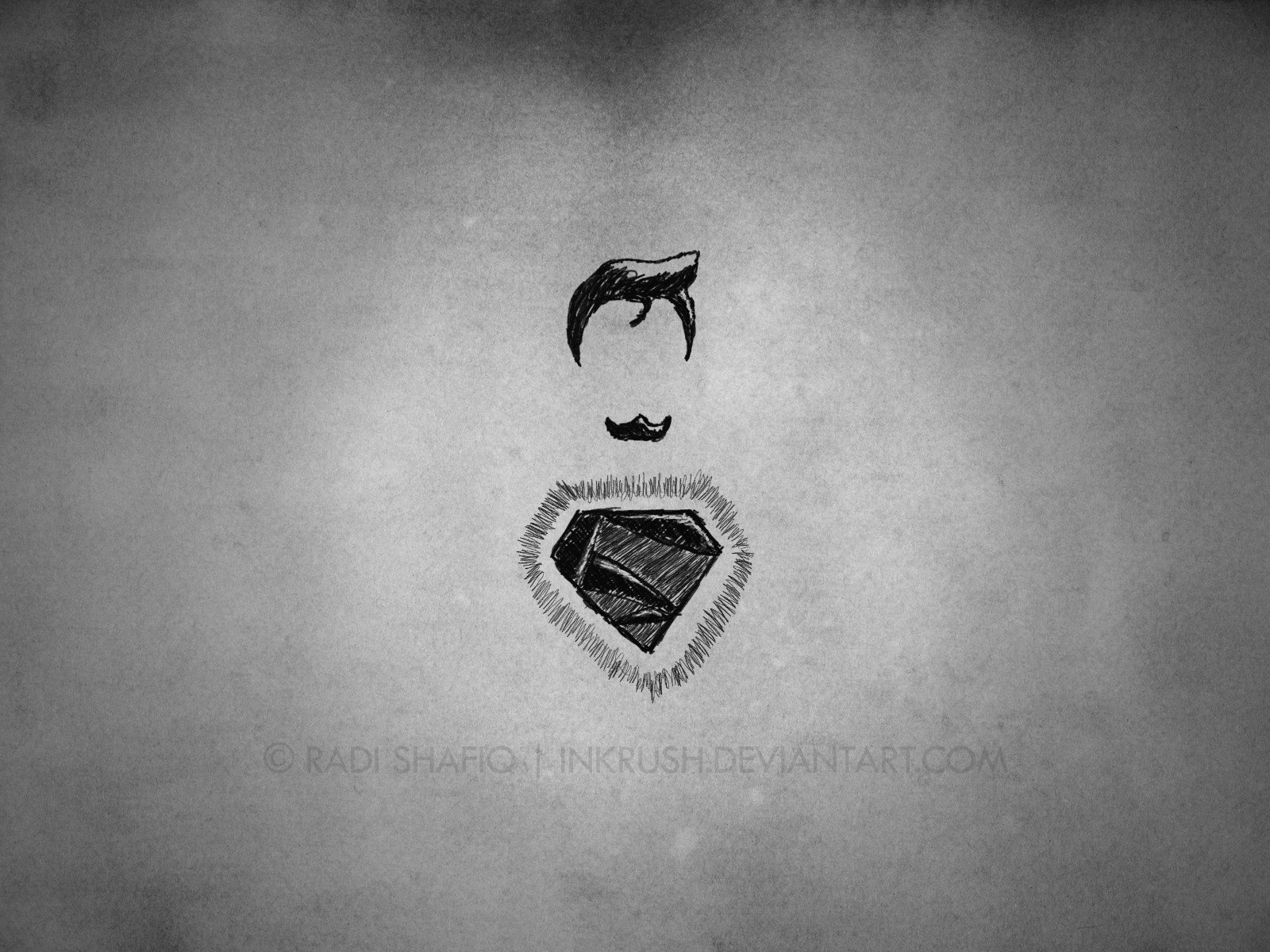 minimalistic, Superman, Goatee Wallpaper