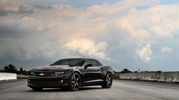 clouds, Cars, Roads, Chevrolet, Camaro, Ss, Black, Cars HD Wallpaper Desktop Background