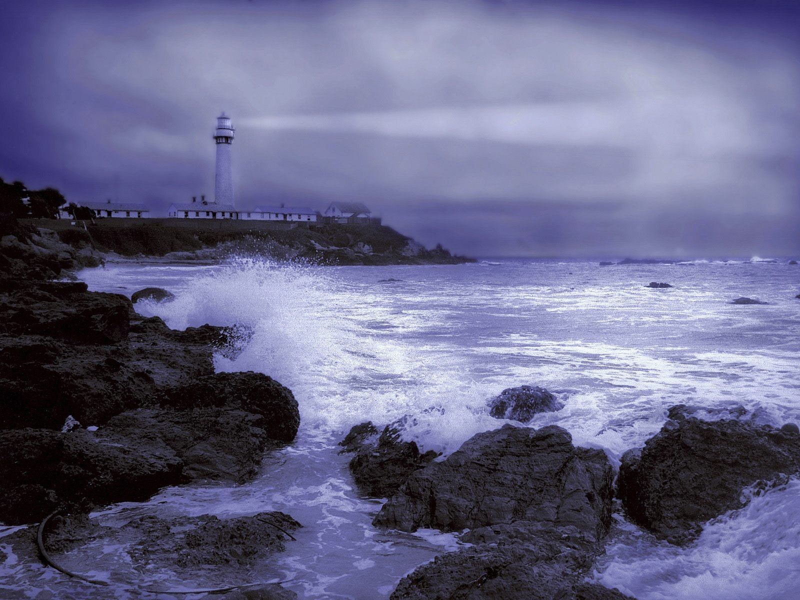 light, Station, Point, Weather, California Wallpaper