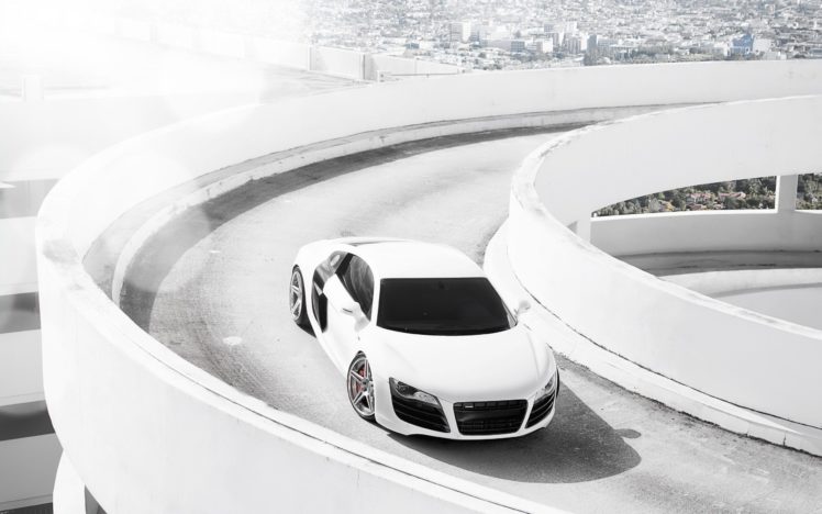 white, Wheels, Audi, R8 HD Wallpaper Desktop Background