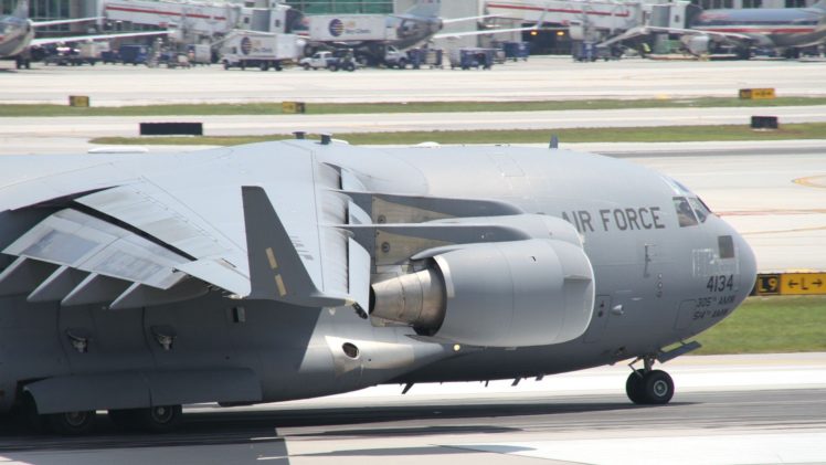 aircraft, Airports, Runway, United, States, Air, Force, C 17, Globemaster, Aviation HD Wallpaper Desktop Background