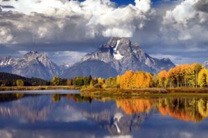 mountains, Landscapes, Nature, Trees, Autumn, Forests, Lakes, Rivers