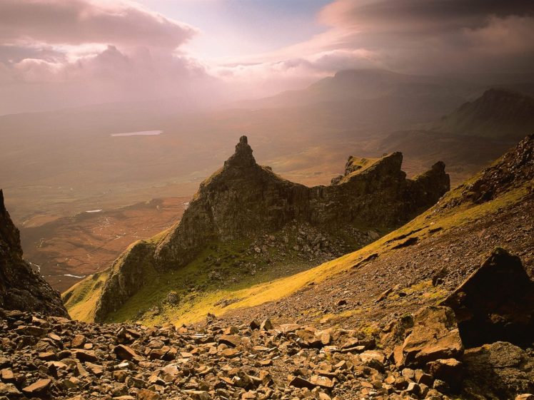 mountains, Clouds, Scotland, Skyscapes HD Wallpaper Desktop Background