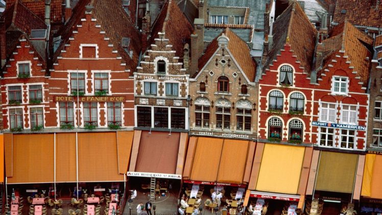 market, Buildings, Belgium HD Wallpaper Desktop Background