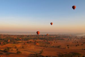 landscapes, Nature, Fields, National, Geographic, Hot, Air, Balloons, Myanmar