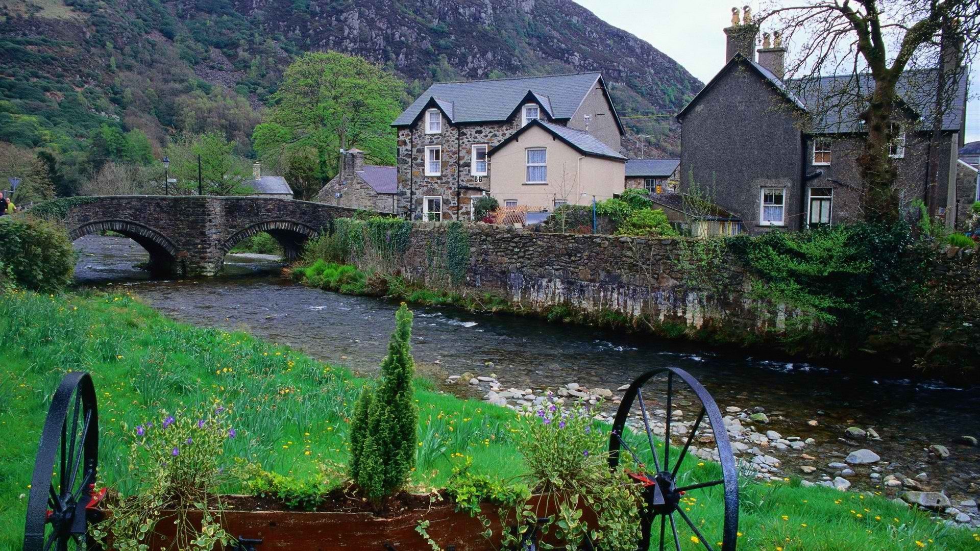 wales, Villages, National, Park Wallpaper