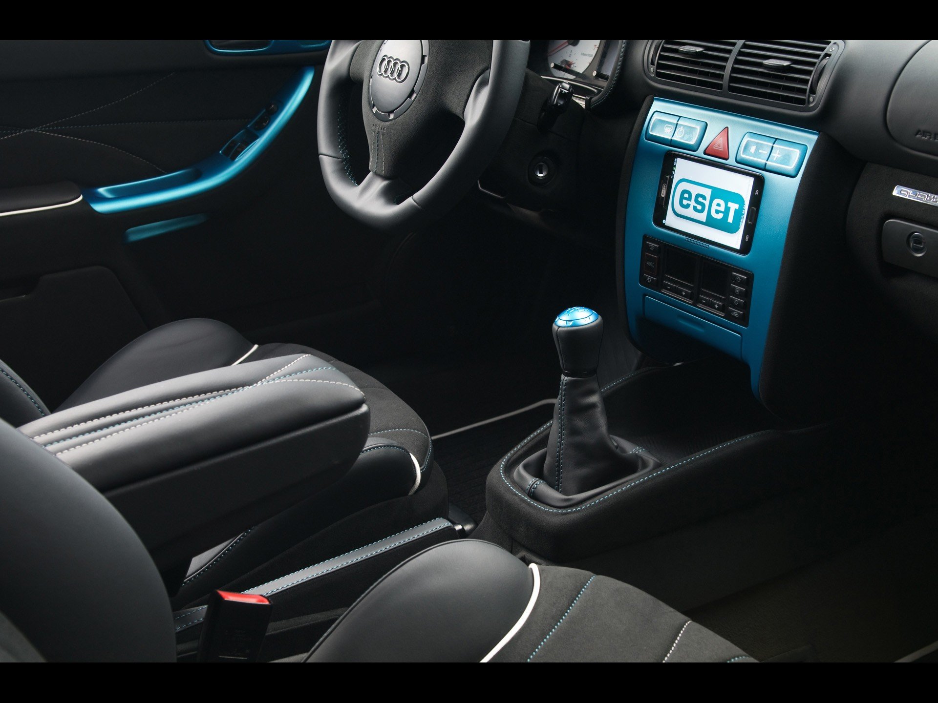 cars, Console, Interior, Tuning, Audi, A3, Eset Wallpaper