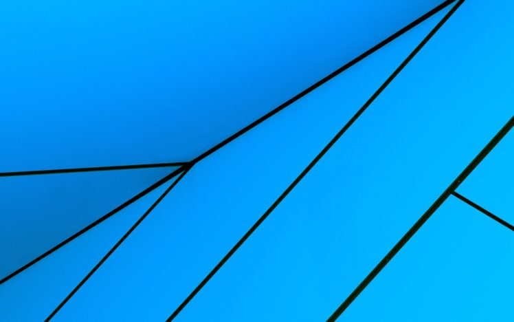 blue, Minimalistic, Windows HD Wallpaper Desktop Background