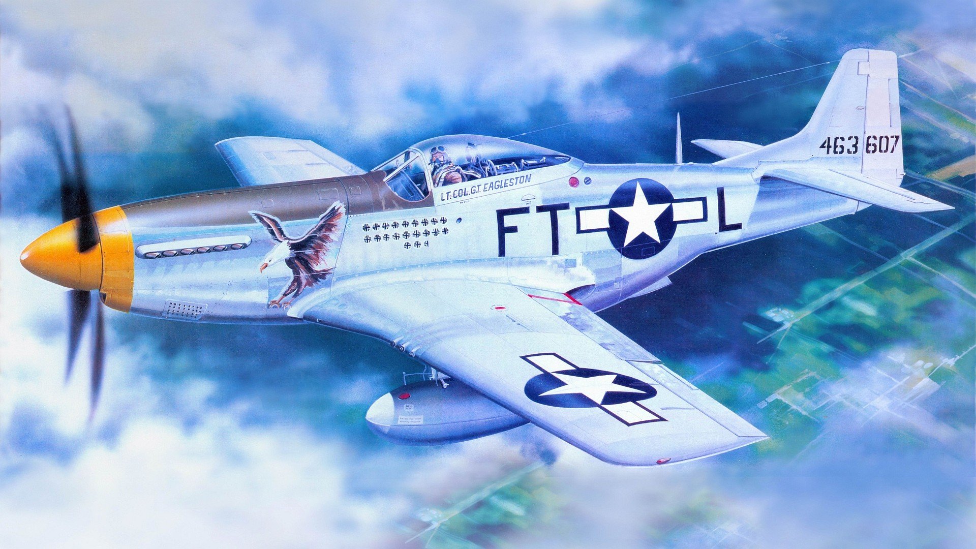 aircraft, Military, Aviation, Air, Force, Air, P 51, Mustang, Usaf Wallpaper