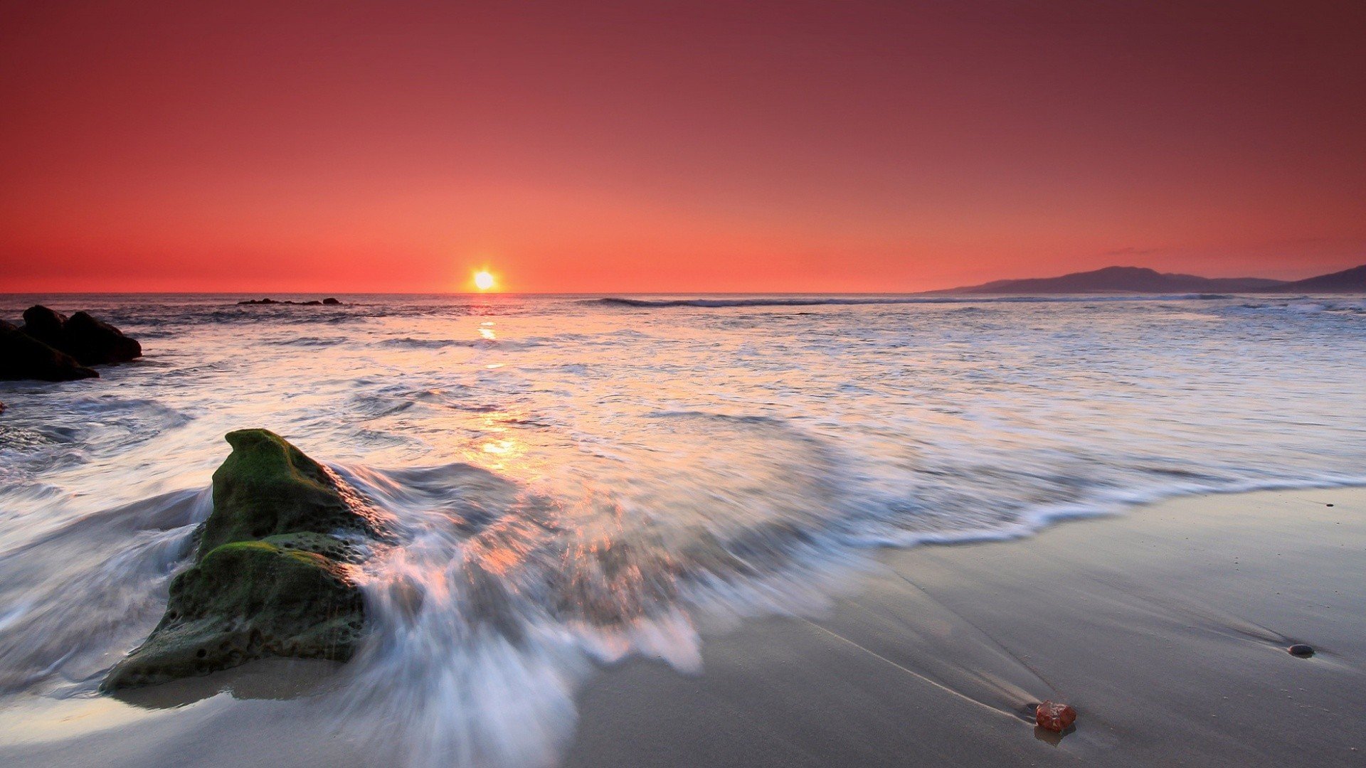 sunset, Landscapes, Nature, Red, Sky Wallpapers HD / Desktop and Mobile