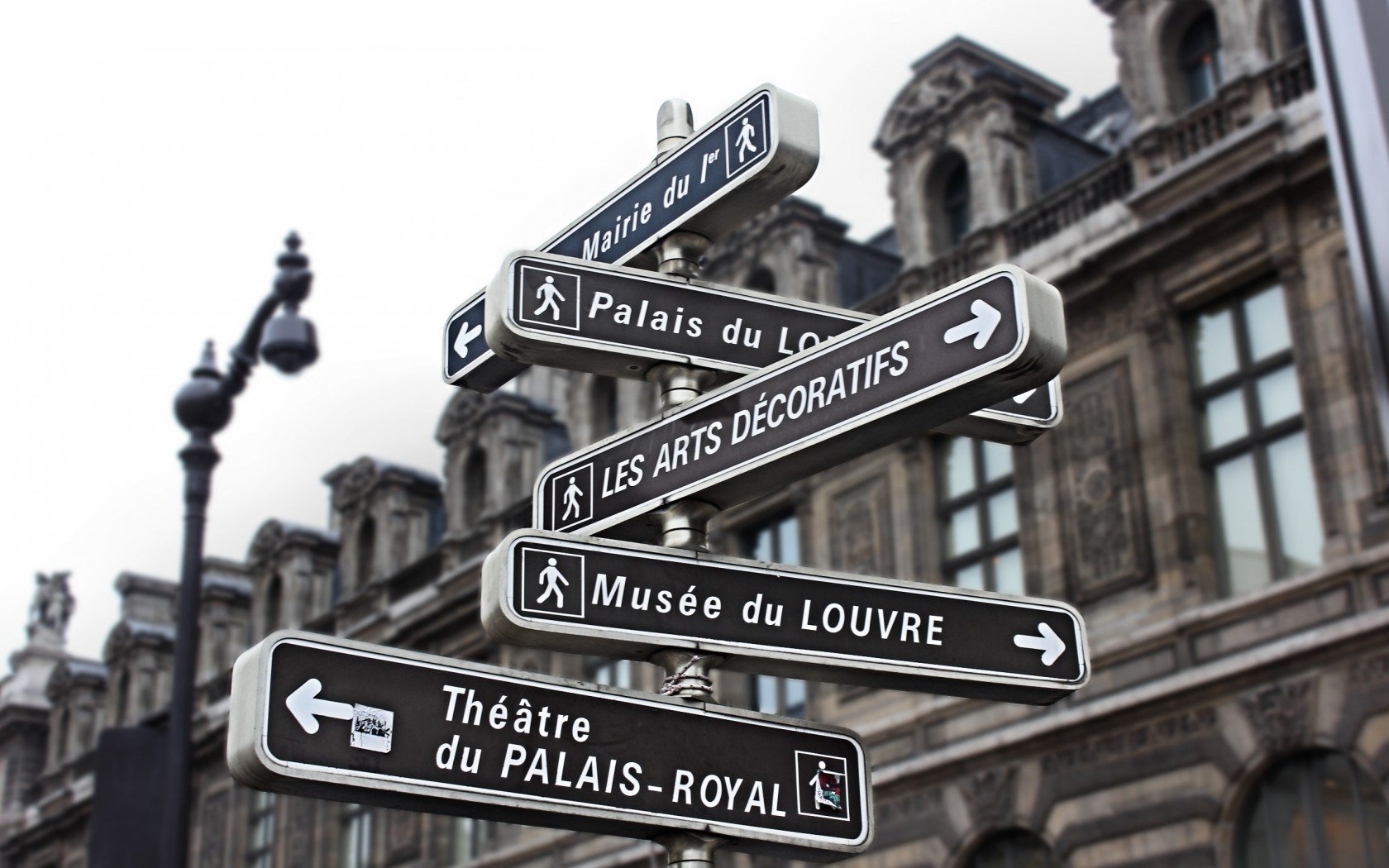 paris, Architecture, Signs, Roads, Sign, Blurred, Background Wallpaper