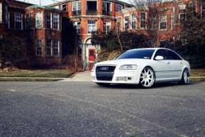 white, Cars, Houses, Roads, Vehicles, Tuning, Audi, A8