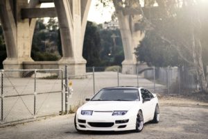 cars, Tuning, Nissan, 300zx, Rims, White, Cars, Tuned, Stance