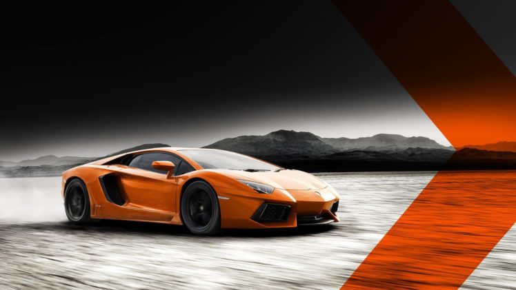 supercars, Selective, Coloring, Lamborghini, Aventador HD Wallpaper Desktop Background