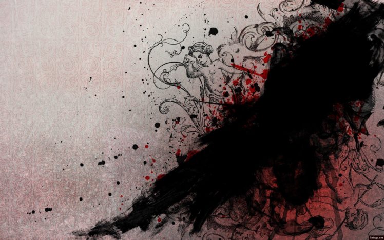 grunge, Artwork, Paint, Splatter HD Wallpaper Desktop Background