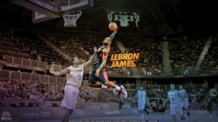 nba, Lebron, James, Dunk, Basketball, Player HD Wallpaper Desktop Background
