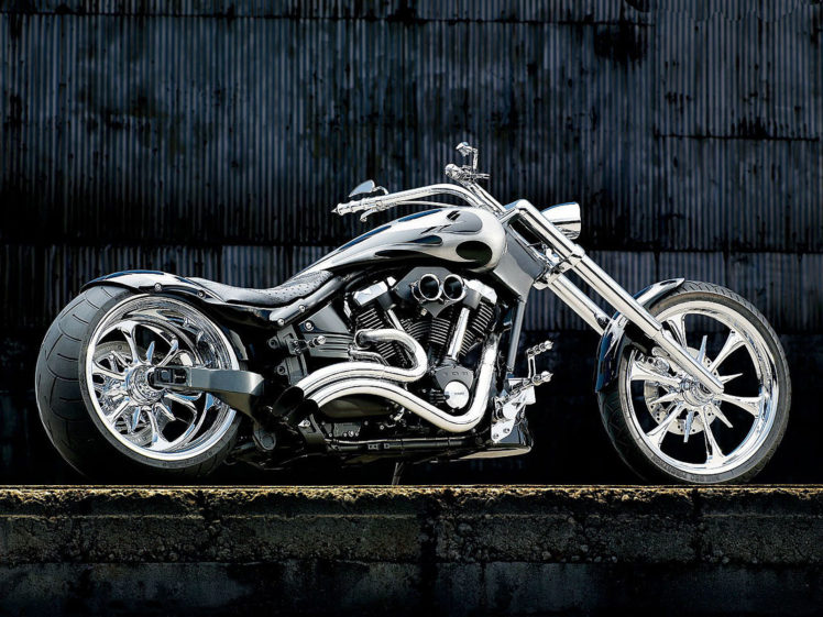 chopper, Custom, Vehicles, Motorcycles, Motorbike, Bikes, Wheels, Chrome, Stance, Tuning HD Wallpaper Desktop Background