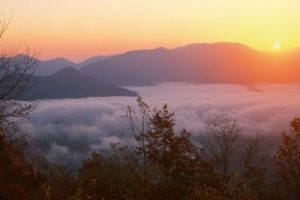 sunrise, Mountains, Forests, Memorial, Joyce, North, Carolina