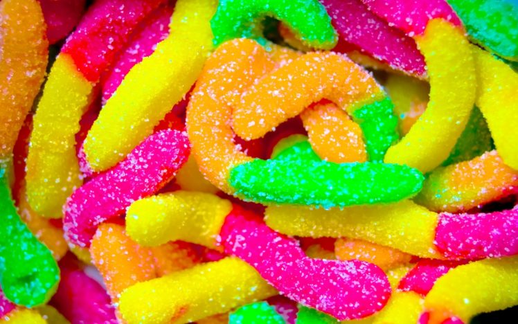 food, Candy, Sweets, Sugar, Shapes, Patterns, Bright, Contrast, Psychedelic, Color, Neon HD Wallpaper Desktop Background