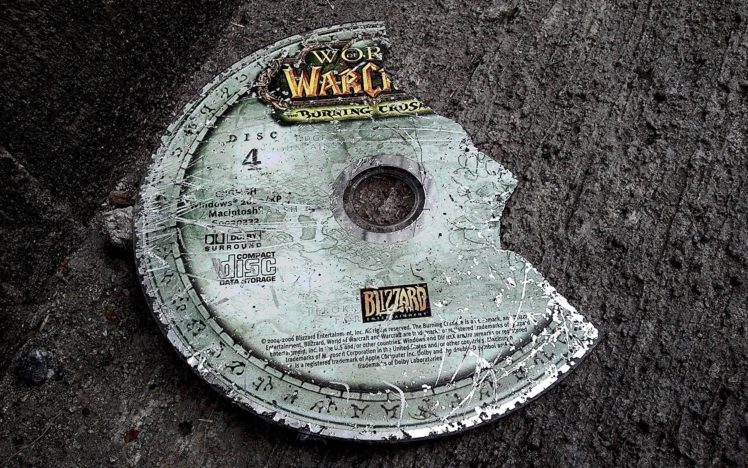 world, Of, Warcraft, Broken, Compact, Disc HD Wallpaper Desktop Background